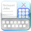 メモ帳ジョブズ X テンキー付 Notepad Jobs X